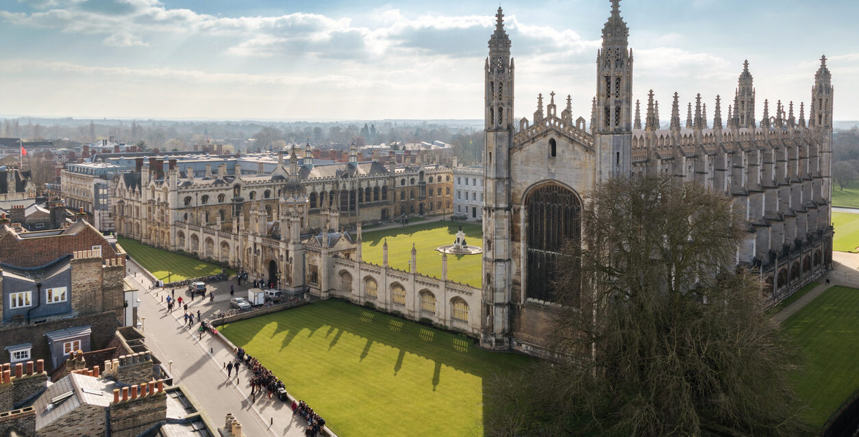 Cambridge University Top View