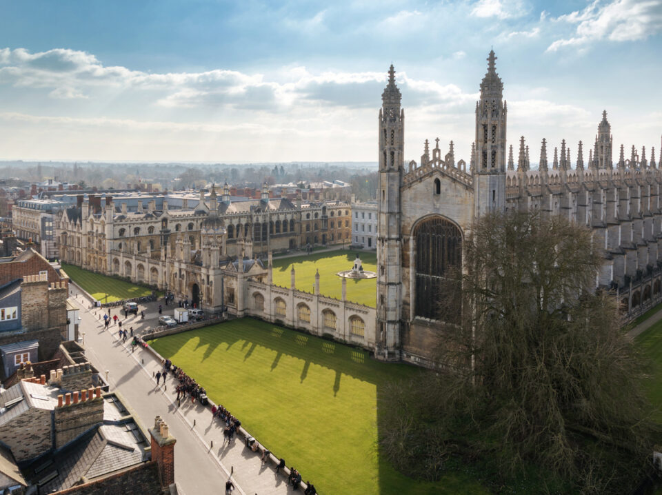 Cambridge University Top View